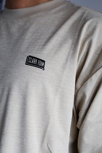 ハイブリッド ラッシュガード DRY Tシャツ [LOGO] BEIGE 水陸両用