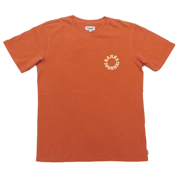 30%オフセール！COMPASS TEE SHIRT / WASHED RED / Lサイズ