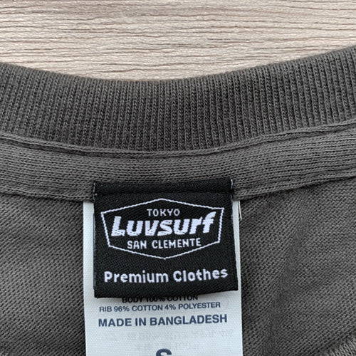 『Luvsurf』Tシャツ [PALM] チャコール