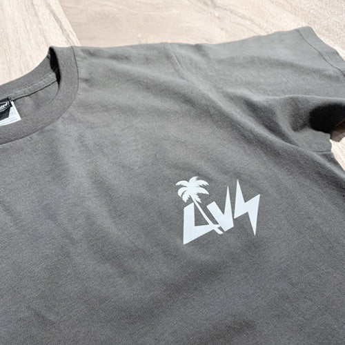 『Luvsurf』Tシャツ [PALM] チャコール