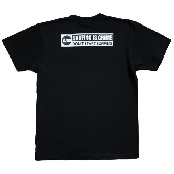 Tシャツ [CRIME] ブラック – Luvsurf