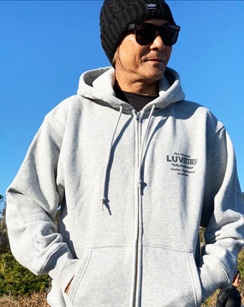 限定生産！オリジナル  ヘヴィーウェイト ダブルジップパーカ（シリアルナンバー入り）H.GREY