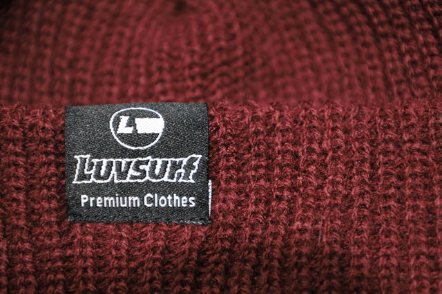 Knit cap / BURGUANDY