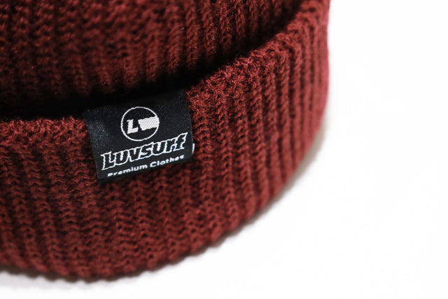 Knit cap / BURGUANDY