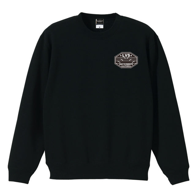 30% Off Sale Crew Neck Sweatshirt (Fleece Lined) [Lowers] BLACK