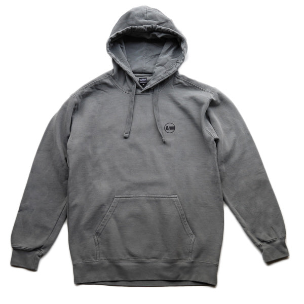 9.5oz ガーメントフードスウェット [High Brand]（裏起毛）Gray
