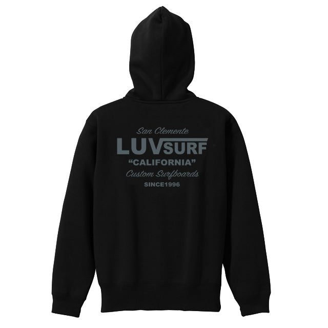 Full-Zip Hoodie (Fleece Lined) [Affected] BLACK/GREY