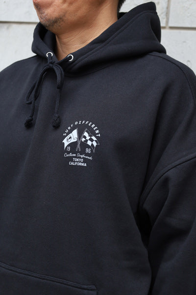 10oz Oversized Sweatshirt Pullover Hoodie [FLAG] (Fleece Lined)