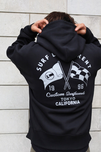 10oz Oversized Sweatshirt Pullover Hoodie [FLAG] (Fleece Lined)