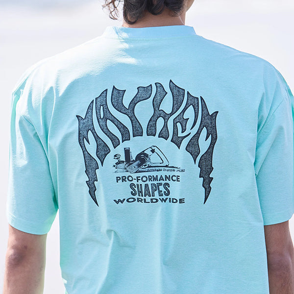 ハイブリッド ラッシュガードTシャツ [MEYHEM SPRAY] MINT 水陸両用