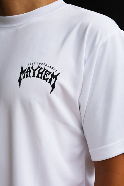 Hybrid Rashguard T-shirt MAYHEM / White Amphibious