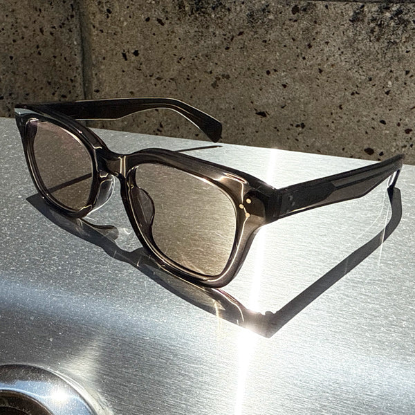 [LOW TIDE] Photochromic Lenses Clear Black / Chamois Brown