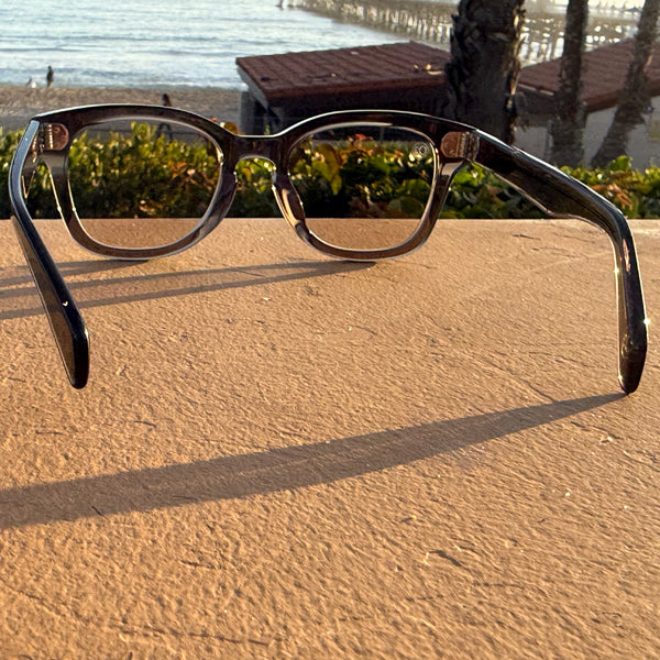 [LOW TIDE] Photochromic Lenses Clear Black / Chamois Brown