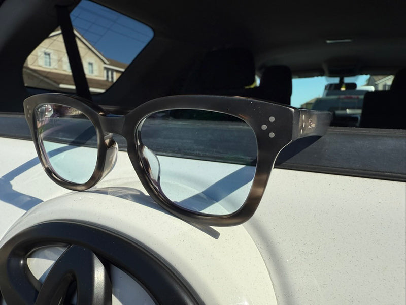 [LOW TIDE] Photochromic Lenses Matte Gray Havana / Emo Blue