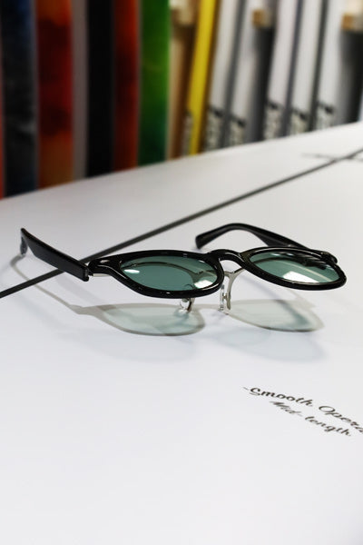 [OTON WAVES] / Gloss Black-Coast Green