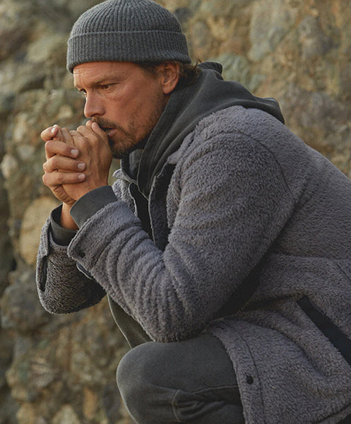 skyline sherpa シャツジャケット :  Grey