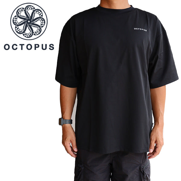 サーフTシャツ [OCTOPUS] BLACK 水陸両用