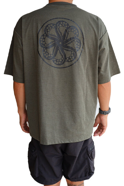 サーフTシャツ [OCTOPUS] KHAKI 水陸両用
