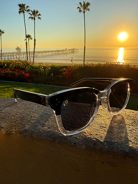 [LOW TIDE] 偏光レンズ Black Clear / 偏光Blue