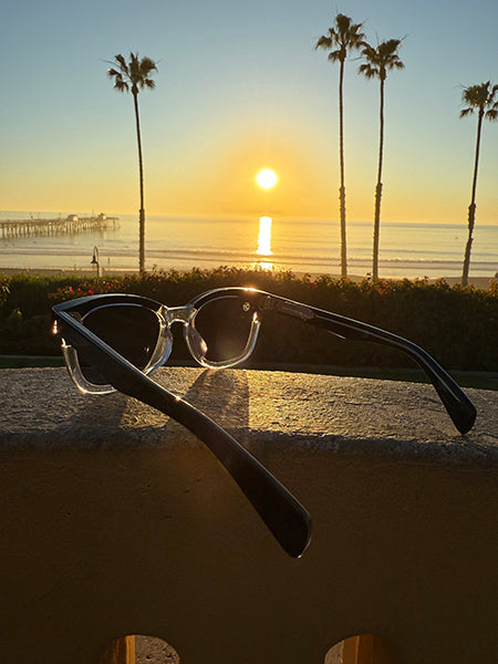 [LOW TIDE] 偏光レンズ Black Clear / 偏光Blue