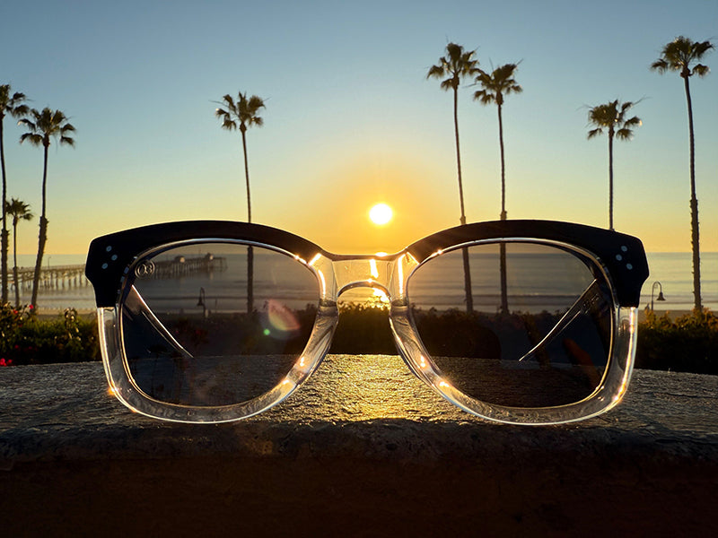 [LOW TIDE] 偏光レンズ Black Clear / 偏光Blue