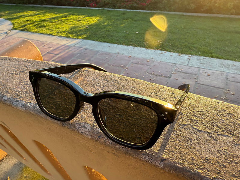 [LOW TIDE] 偏光レンズ Gloss Black / 偏光Green