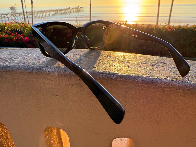 [LOW TIDE] 偏光レンズ Gloss Black / 偏光Green