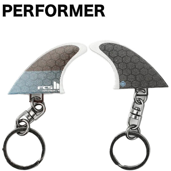 KEY RING Fin-shaped key holder