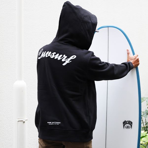 10oz スウェットフルジップパーカ [CIE]（裏起毛）BLACK