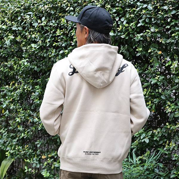 10oz スウェットフルジップパーカ [CIE] SAND BEIGE（裏起毛）