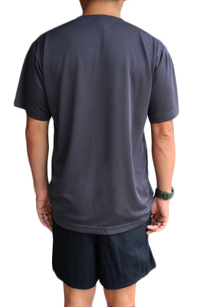 Hybrid Rashguard T-shirt BOLTS / Charcoal Amphibious