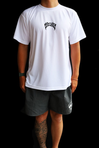 Hybrid Rashguard T-shirt BOLTS / White Amphibious