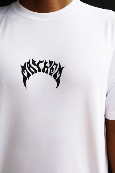 Hybrid Rashguard T-shirt BOLTS / White Amphibious