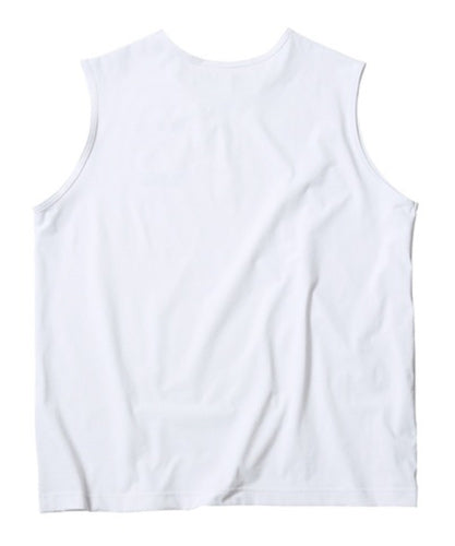 HERITAGE LOGO HYBRID RASH TANK / WHITE Amphibious