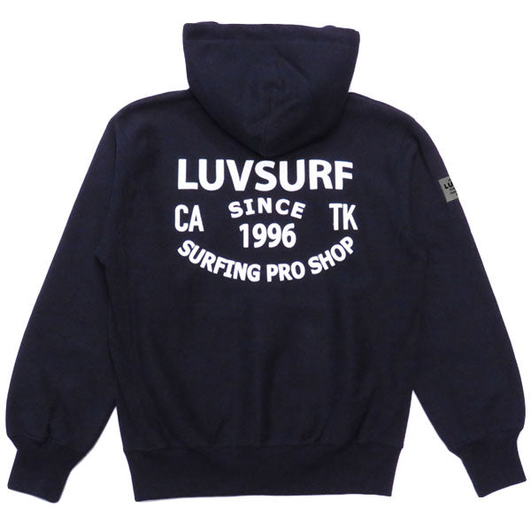 オリジナル  12oz ダブルジップパーカ [SINCE]（裏起毛）NAVY