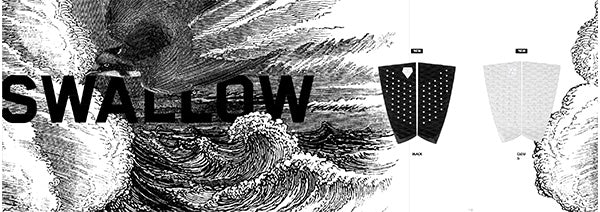トラクションパッド  [SWALLOW ] BLK/WHT