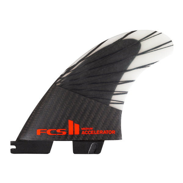 ACCELERATOR PC CARBON + AirCore / RED / TRIフィン/ Mサイズ