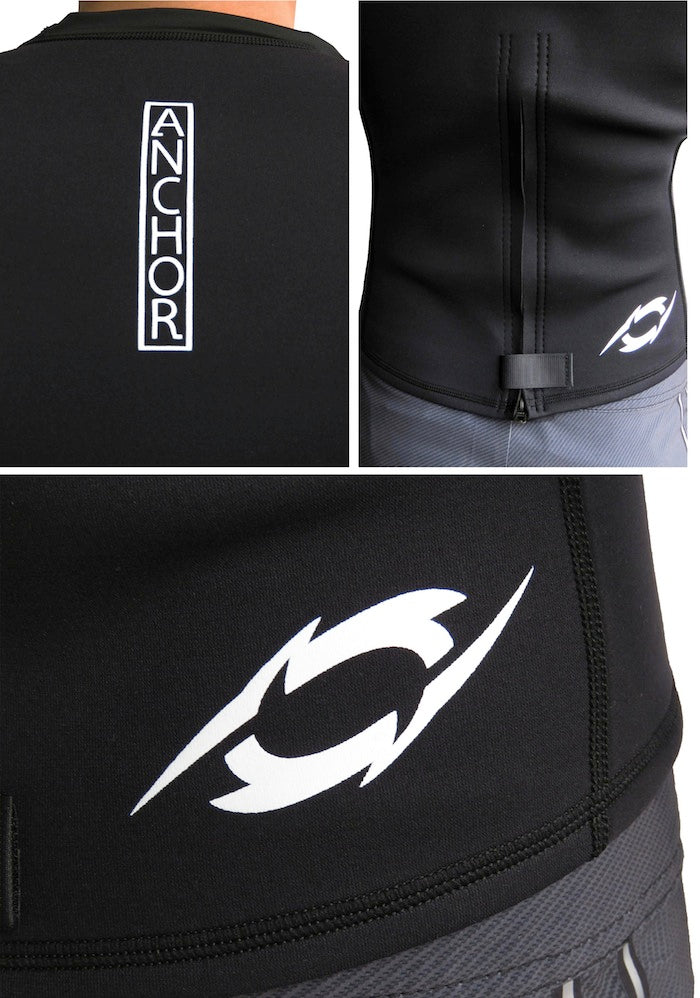 D-LIMITED / UPF50 SURF JACKET / BLACK x STRIP