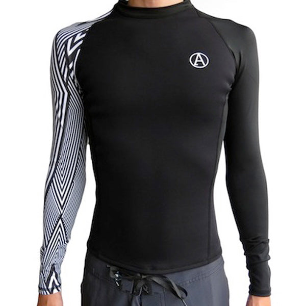 D-LIMITED / UPF50 SURF JACKET / BLACK x STRIP