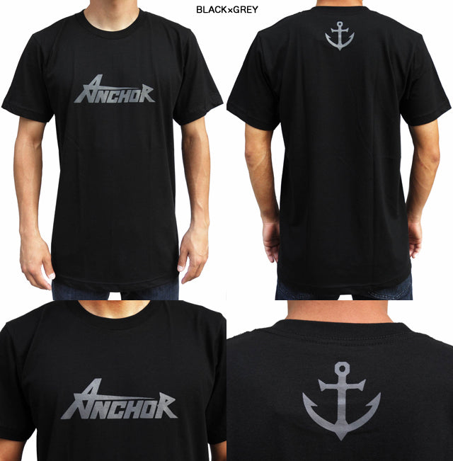『ANCHOR』MEN'S Tシャツ／Type-BLACK