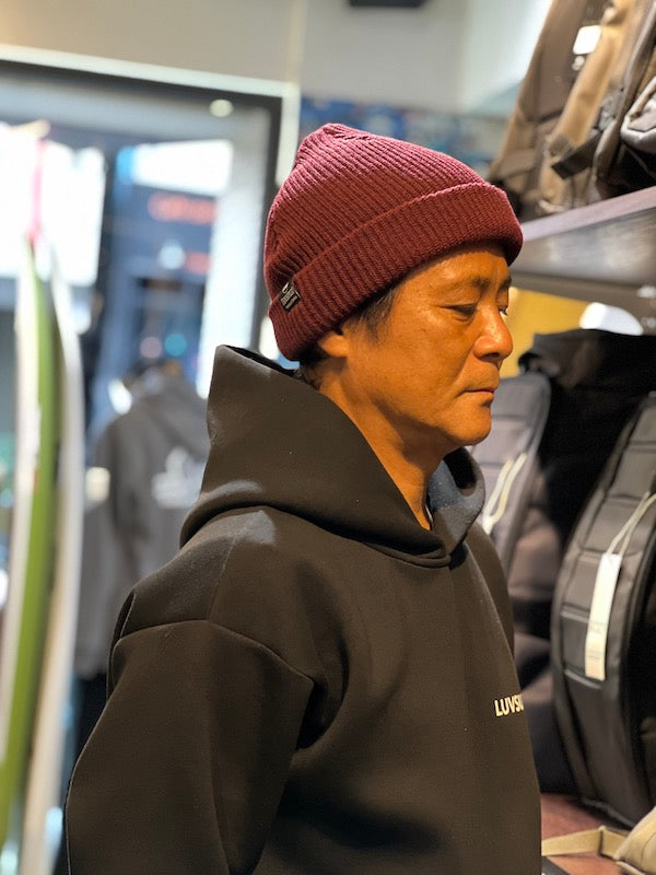 Knit cap / BURGUANDY