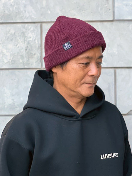 Knit cap / BURGUANDY