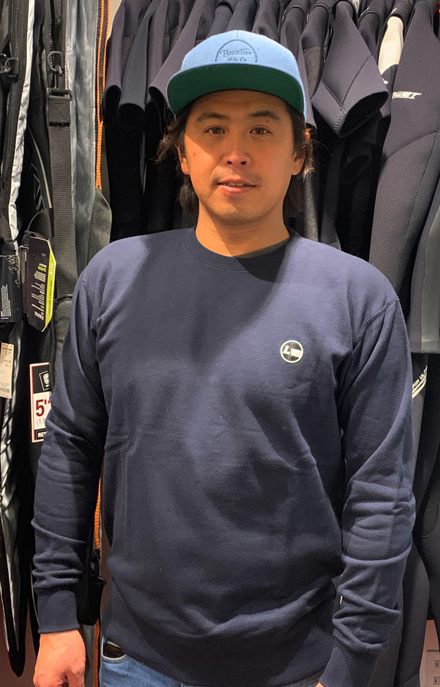 Terry fleece sweatshirt [Racing Icon] NAVY / Size M