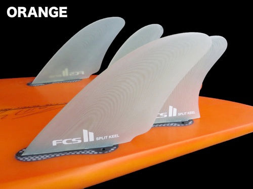 FCS2 split keel Quadフィン FCS II SPLIT KEEL QUAD FIN SET - FCS JAPAN