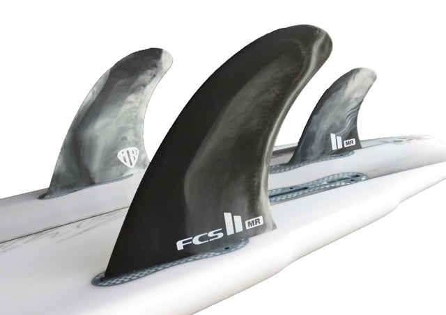 【美品！】FCS ll  MR PC / TWIN/TRIフィンセット MR PC / TWIN/TRIフィンセット[Mark Richards] BLACK/WHITE