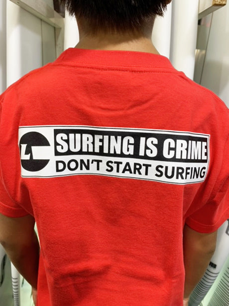 50% OFF SALE! T-shirt [CRIME] Italian Red / 100cm