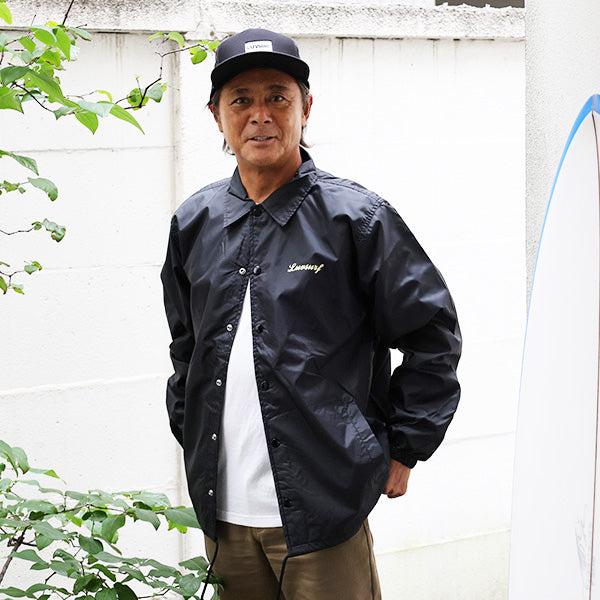 Original nylon coach jacket [CIE] (lined) BLACK