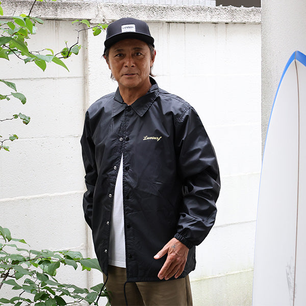 オリジナル ナイロンコーチ ジャケット[CIE]（裏地付）BLACK – Luvsurf