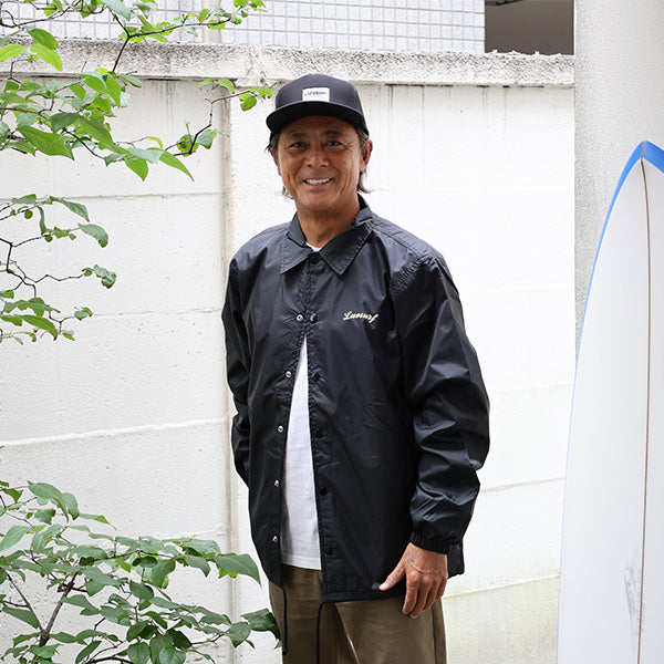 Golficers ブラックコーチジャケット オリジナル ナイロンコーチ ジャケット[CIE]（裏地付）BLACK – Luvsurf