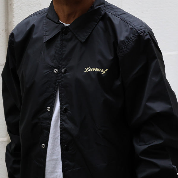 Original nylon coach jacket [CIE] (lined) BLACK